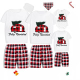 Christmas Matching Family Pajamas Exclusive Design Xmas Recreational Vehicles Feliz Navidad Short Pajamas Set