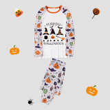 Halloween Matching Family Pajamas Exclusive Design Three Gnomies White Pajamas Set