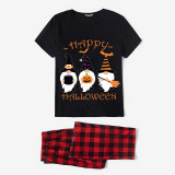 Halloween Matching Family Pajamas Exclusive Design Three Gnomies Black Pajamas Set