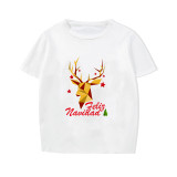 Christmas Matching Family Pajamas Exclusive Design Stars Deer Feliz Navidad short Pajamas Set