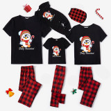 Christmas Matching Family Pajamas Exclusive Design Penguin Feliz Navidad Black Pajamas Set