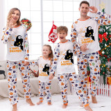 Halloween Matching Family Pajamas Exclusive Design The Witch White Pajamas Set