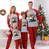 Halloween Matching Family Pajamas Exclusive Design Tomb Pumpkin Gray Pajamas Set