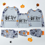 Halloween Matching Family Pajamas Exclusive Design Peace And Love Butterfly White Pajamas Set