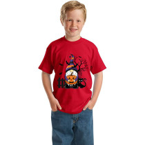 Halloween Kids Boy&Girl Pajamas Exclusive Design Gnomies With Pumpkin T-shirts