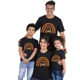 Halloween Matching Family Tops Exclusive Design Semi-circle Skull T-shirts