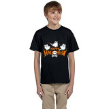 Halloween Kids Boy&Girl Tops Exclusive Design Three Ghosts T-shirts