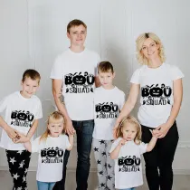 Halloween Matching Family Tops Exclusive Design Boo Squad Pumpkins T-shirts