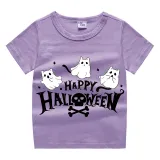 Halloween Kids Boy&Girl Tops Exclusive Design Three Ghosts T-shirts