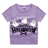 Halloween Kids Boy&Girl Tops Exclusive Design Three Ghosts T-shirts