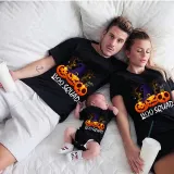Halloween Matching Family Tops Exclusive Design Boo Squad Witch's Hat Pumpkins T-shirts