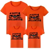 Halloween Matching Family Tops Exclusive Design Happy Halloween Bat T-shirts