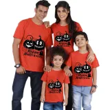 Halloween Matching Family Tops Exclusive Design Spider Web Pumpkins T-shirts
