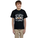 Halloween Kids Boy&Girl Tops Thick Thighs And Spooky Vibes T-shirts