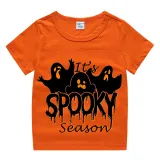 Halloween Kids Boy&Girl Tops It's Spooky Season Ghosts T-shirts