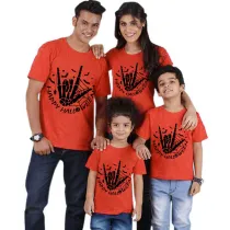 Halloween Matching Family Tops Exclusive Design Skeleton Hand T-shirts