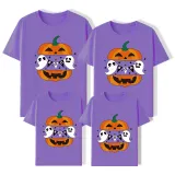 Halloween Matching Family Tops Exclusive Design Pumpkin With Ghosts T-shirts