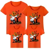 Halloween Matching Family Pajamas Exclusive Design Tomb Pumpkin T-shirts
