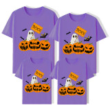 Halloween Matching Family Tops Exclusive Design Pumpkins Ghost Boo T-shirts