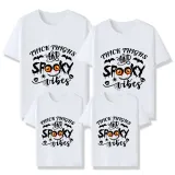 Halloween Matching Family Tops Exclusive Design Thick Thighs And Spooky Vibes T-shirts