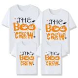 Halloween Matching Family Tops Exclusive Design The Boo Crew Pumpkins T-shirts