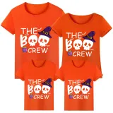 Halloween Matching Family Tops Exclusive Design The Boo Crew Skulls T-shirts