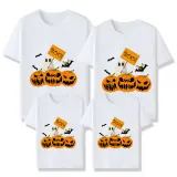 Halloween Matching Family Tops Exclusive Design Pumpkins Ghost Boo T-shirts