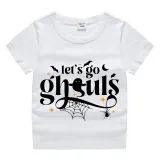 Halloween Kids Boy&Girl Tops Let's Go Ghouls T-shirts