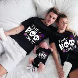 Halloween Matching Family Tops Exclusive Design The Boo Crew Skulls T-shirts