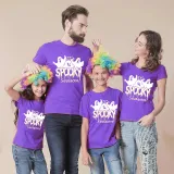 Halloween Matching Family Tops It's Spooky Season Ghosts Red T-shirts