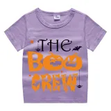 Halloween Kids Boy&Girl Tops Exclusive Design The Boo Crew Pumpkins T-shirts