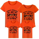 Halloween Matching Family Tops Exclusive Design Thick Thighs And Spooky Vibes T-shirts