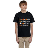 Halloween Kids Boy&Girl Tops Exclusive Design Arithmetics T-shirts
