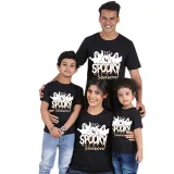 Halloween Matching Family Tops It's Spooky Season Ghosts Red T-shirts
