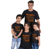 Halloween Matching Family Tops Exclusive Design Orange Pumpkin Squad T-shirts