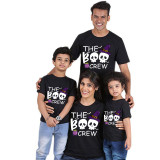 Halloween Matching Family Pajamas Exclusive Design The Boo Crew Skulls T-shirts