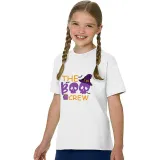 Halloween Kids Boy&Girl Tops Exclusive Design The Boo Crew Skulls T-shirts