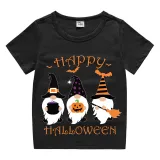 Halloween Kids Boy&Girl Tops Exclusive Design Three Gnomies T-shirts