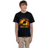 Halloween Kids Boy&Girl Tops It's Spooky Season Cat T-shirts