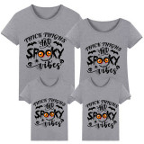 Halloween Matching Family Tops Exclusive Design Thick Thighs And Spooky Vibes T-shirts