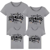 Halloween Matching Family Tops Exclusive Design Let's Go Ghouls T-shirts