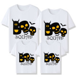 Halloween Matching Family Pajamas Exclusive Design Boo Squad Skulls T-shirts