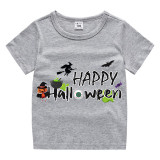 Halloween Kids Boy&Girl Tops Exclusive Design Happy Halloween T-shirts