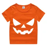 Halloween Kids Boy&Girl Tops Exclusive Design Pumpkin Ghostface T-shirts
