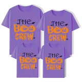 Halloween Matching Family Tops Exclusive Design The Boo Crew Pumpkins T-shirts