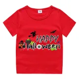 Halloween Kids Boy&Girl Tops Exclusive Design Happy Halloween T-shirts