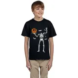 Halloween Kids Boy&Girl Exclusive Design Tops Skeleton Pumpkin T-shirts