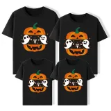 Halloween Matching Family Tops Exclusive Design Pumpkin With Ghosts T-shirts