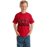Halloween Kids Boy&Girl Tops Exclusive Design Four Cats T-shirts