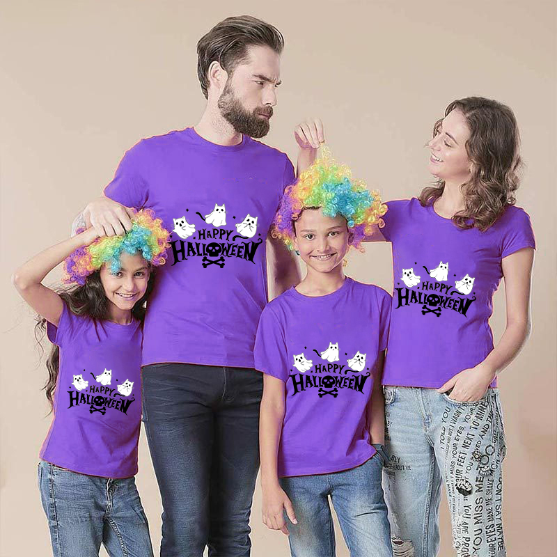 Halloween Matching Family Pajamas Exclusive Design Three Ghosts T-shirts